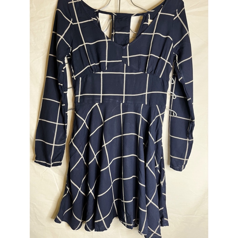 Abercrombie and Fitch navy short flare dress